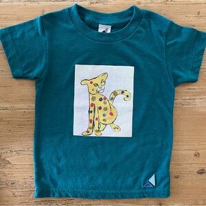 Kids Shirt with Leopard Print 2T
